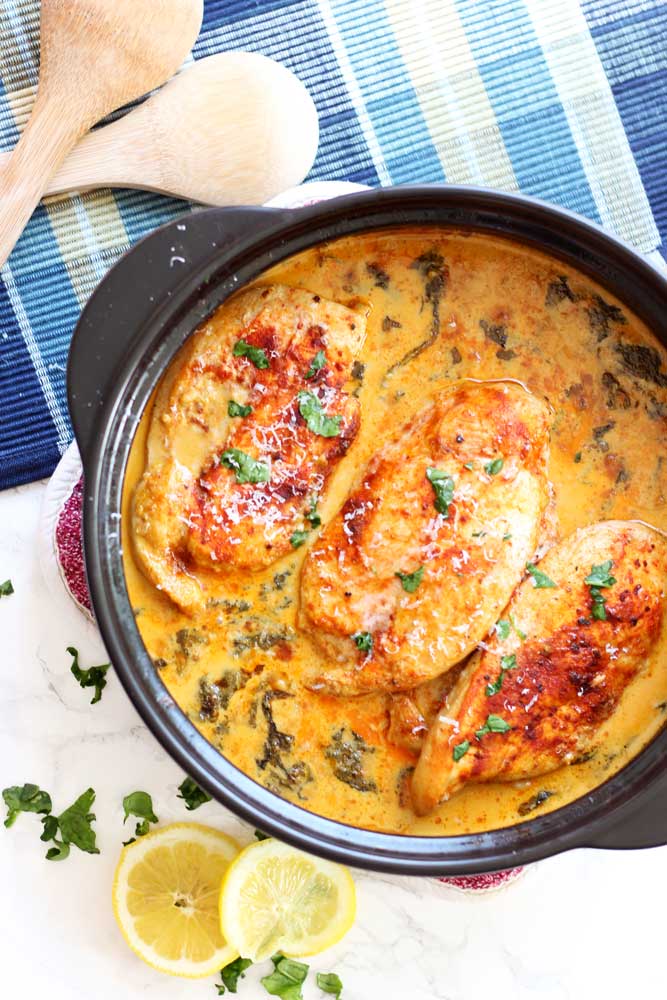 Frango ao molho de Manteiga e Limão